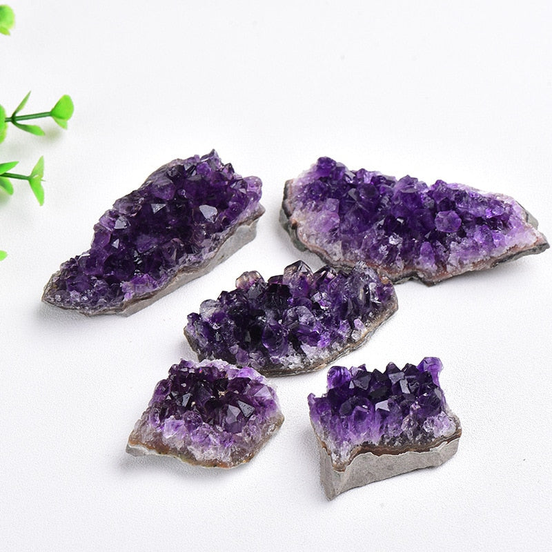 Amethyst Geode Natural Stone Crystal Cluster