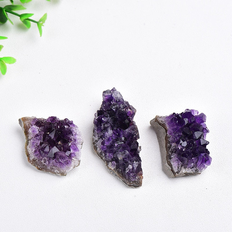 Amethyst Geode Natural Stone Crystal Cluster