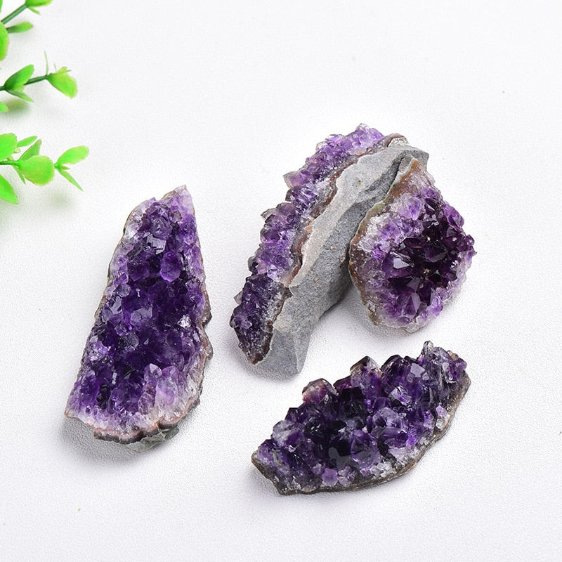 Amethyst Geode Natural Stone Crystal Cluster